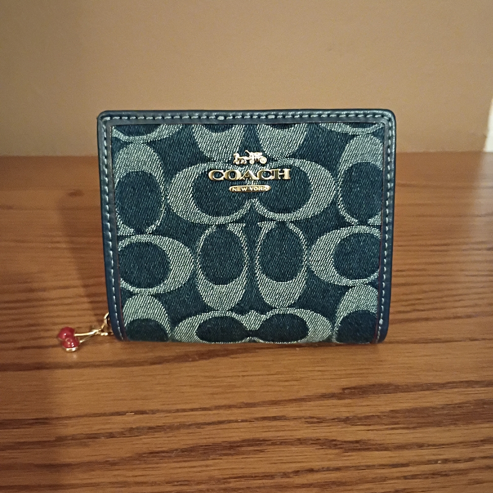 Coach Denim Signature Wallet